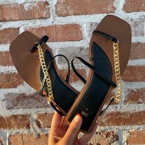 Zara flat sandals